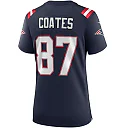 Zennovawear Ben Coates New England Patriots Women's Game Retired Player Jersey - Navy