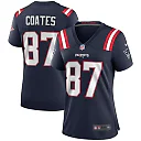 Zennovawear Ben Coates New England Patriots Women's Game Retired Player Jersey - Navy