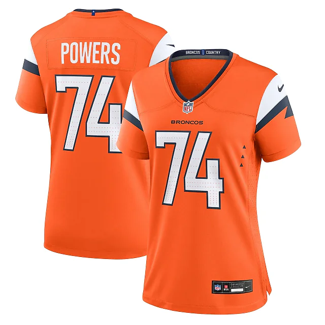 Zennovawear Ben Powers Denver Broncos Women's Team Game Jersey - Orange