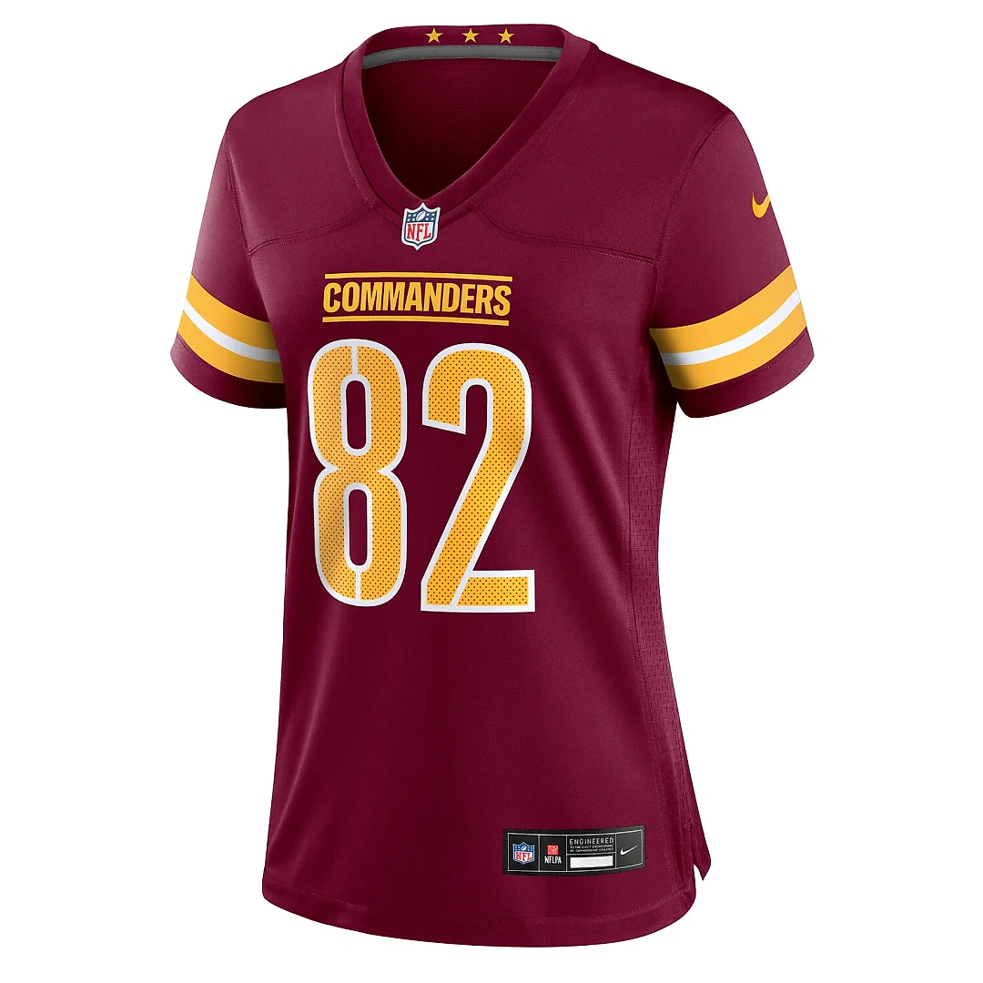 Zennovawear Ben Sinnott Washington Commanders Women's Team Game Jersey - Burgundy