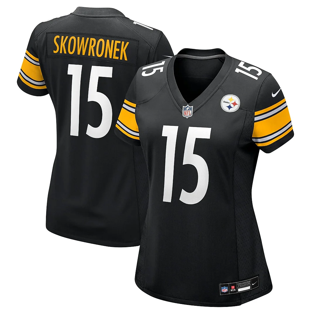 Zennovawear Ben Skowronek Pittsburgh Steelers Women's Team Game Jersey - Black