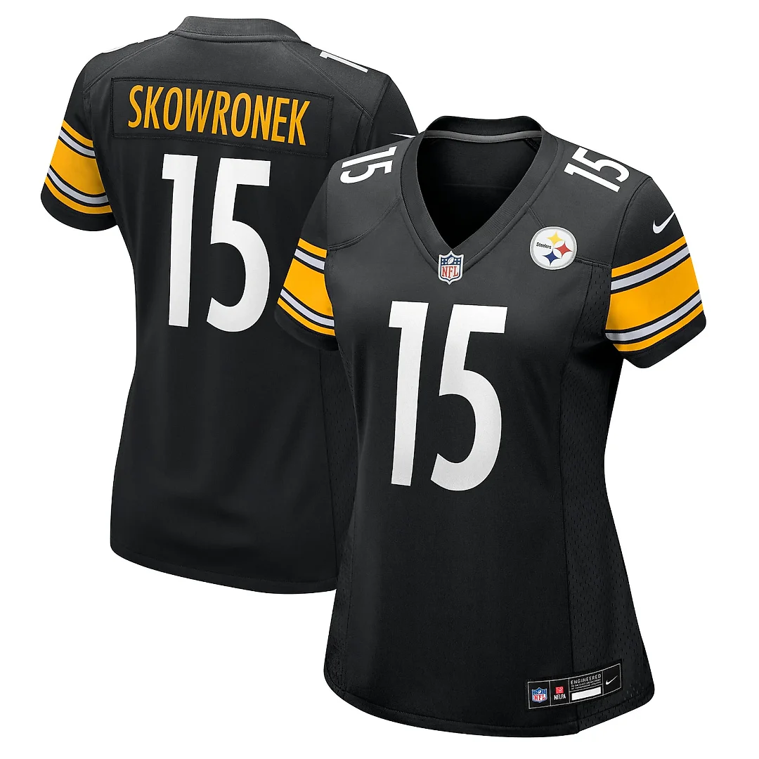 Zennovawear Ben Skowronek Pittsburgh Steelers Women's Team Game Jersey - Black