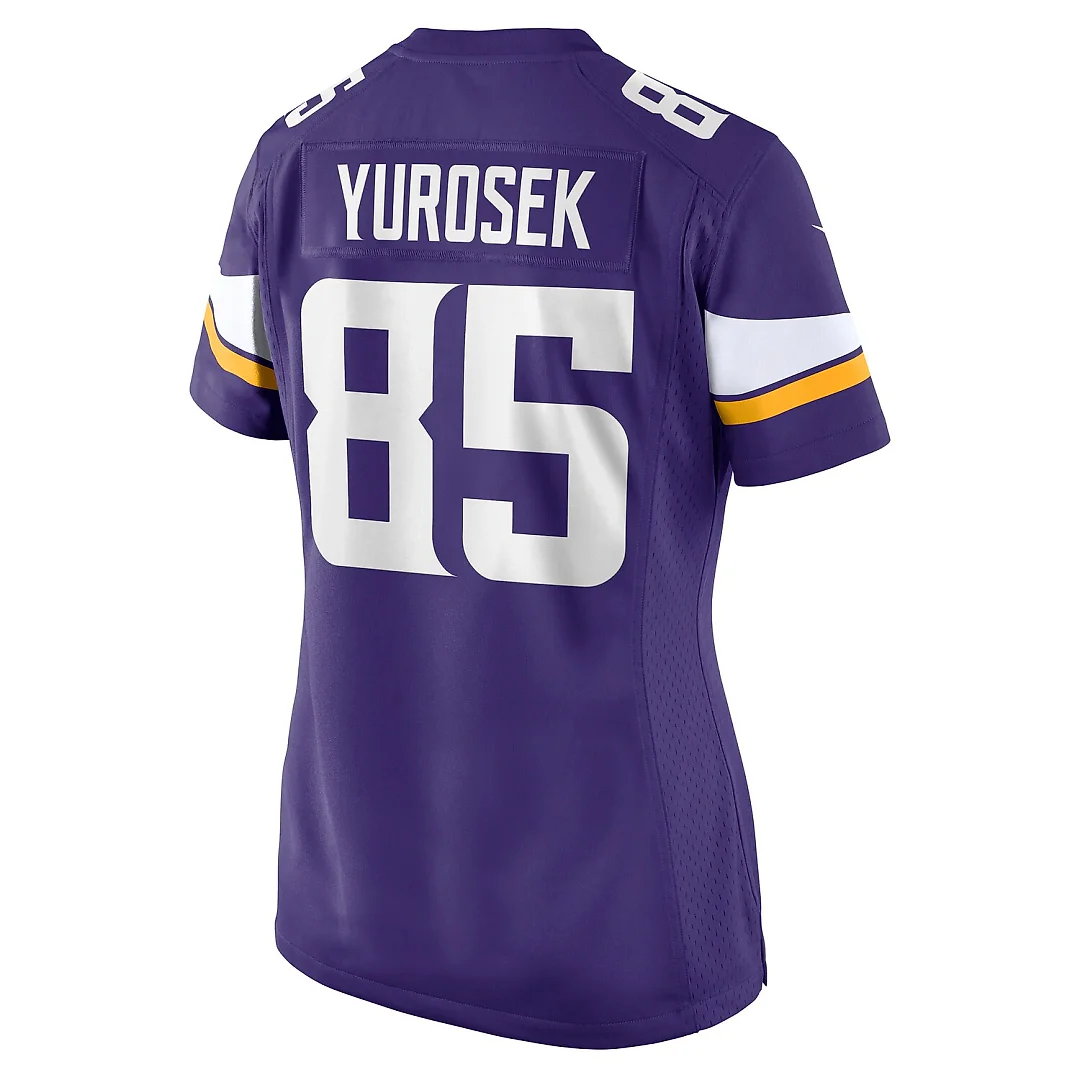 Zennovawear Ben Yurosek Minnesota Vikings Women's Team Game Jersey - Purple