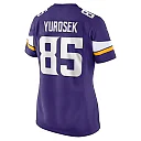 Zennovawear Ben Yurosek Minnesota Vikings Women's Team Game Jersey - Purple