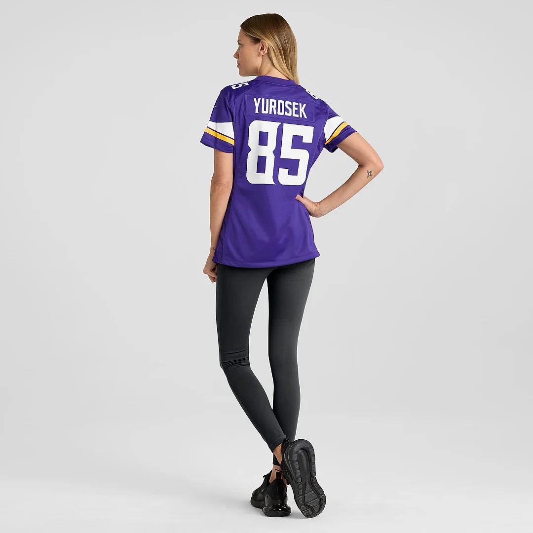 Zennovawear Ben Yurosek Minnesota Vikings Women's Team Game Jersey - Purple