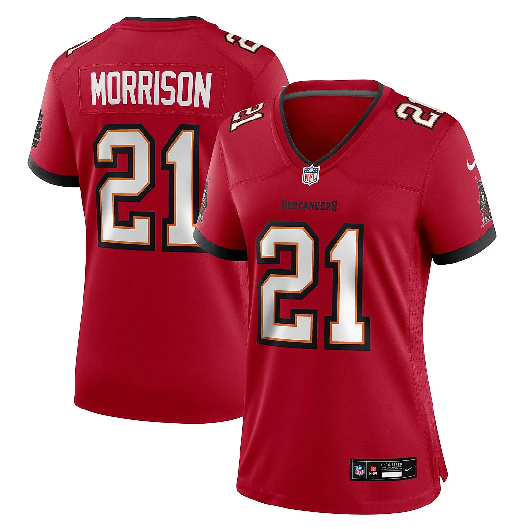 Zennovawear Benjamin Morrison Tampa Bay Buccaneers Women's Team Game Jersey - Red