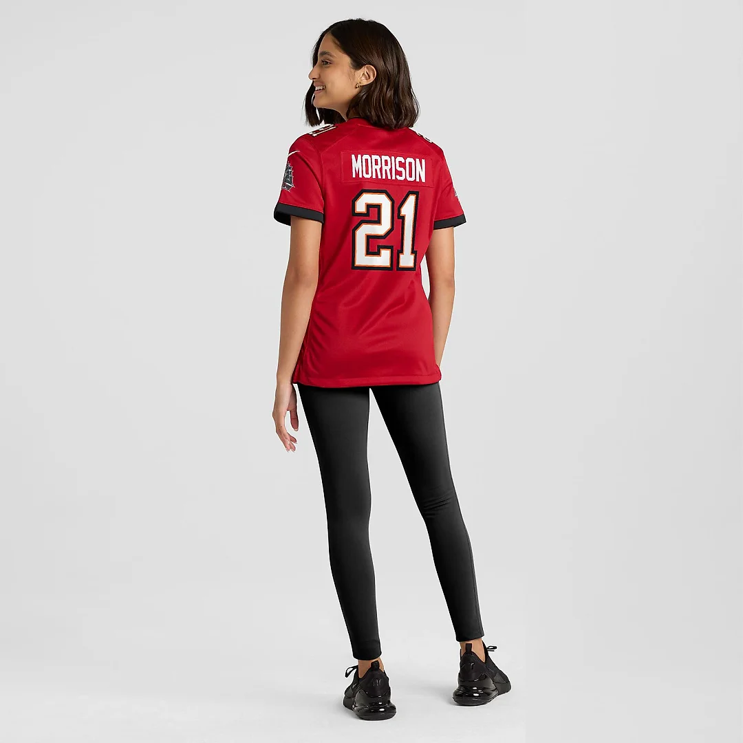 Zennovawear Benjamin Morrison Tampa Bay Buccaneers Women's Team Game Jersey - Red