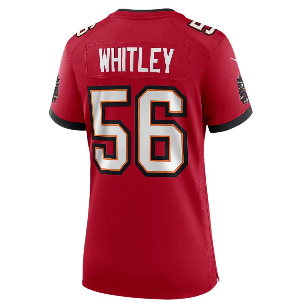 Zennovawear Benton Whitley Tampa Bay Buccaneers Women's Team Game Jersey - Red