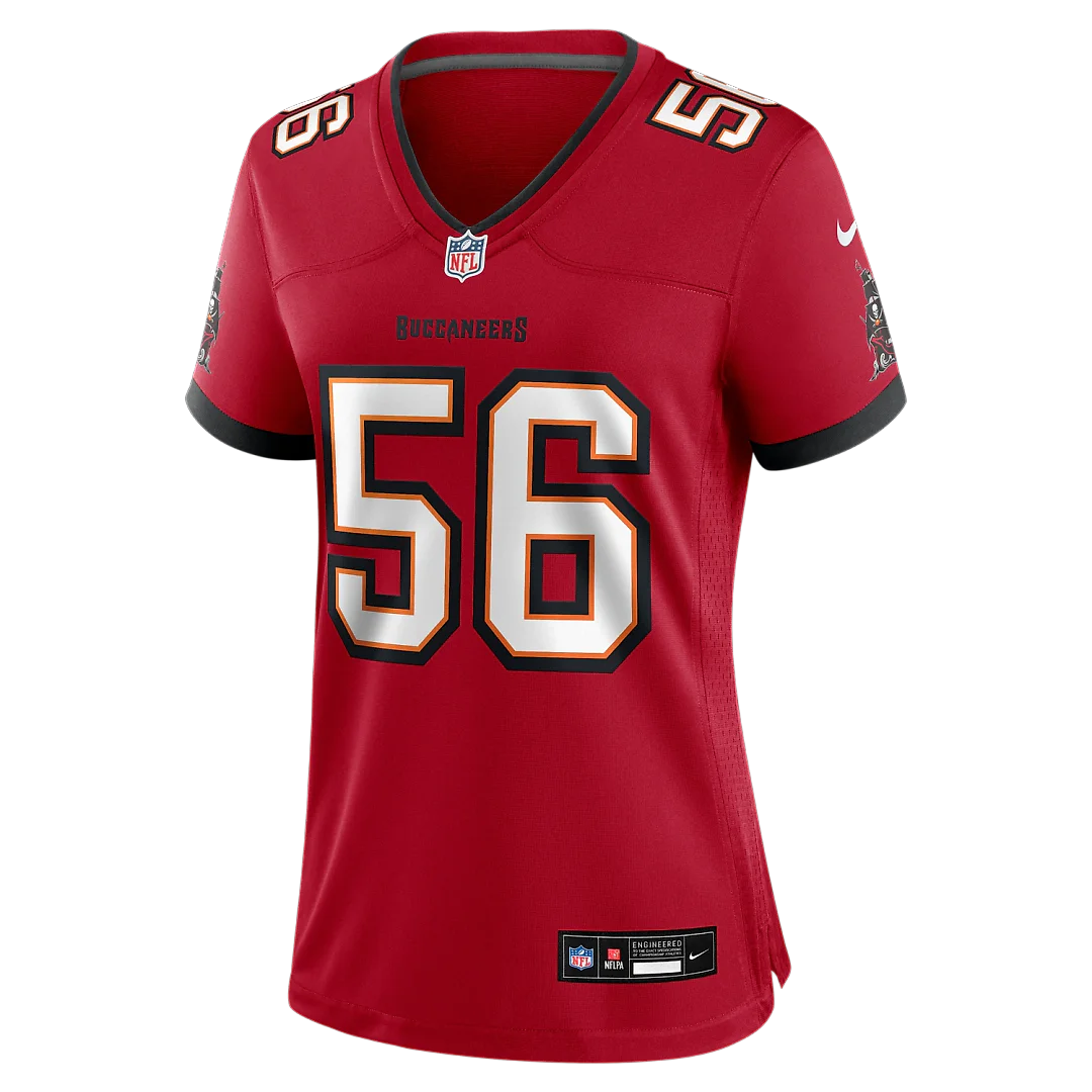 Zennovawear Benton Whitley Tampa Bay Buccaneers Women's Team Game Jersey - Red