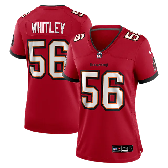 Zennovawear Benton Whitley Tampa Bay Buccaneers Women's Team Game Jersey - Red
