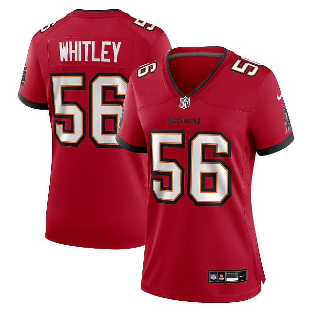 Zennovawear Benton Whitley Tampa Bay Buccaneers Women's Team Game Jersey - Red