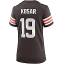 Zennovawear Bernie Kosar Cleveland Browns Women's Game Retired Player Jersey - Brown