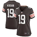Zennovawear Bernie Kosar Cleveland Browns Women's Game Retired Player Jersey - Brown