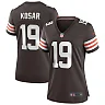 Zennovawear Bernie Kosar Cleveland Browns Women's Game Retired Player Jersey - Brown