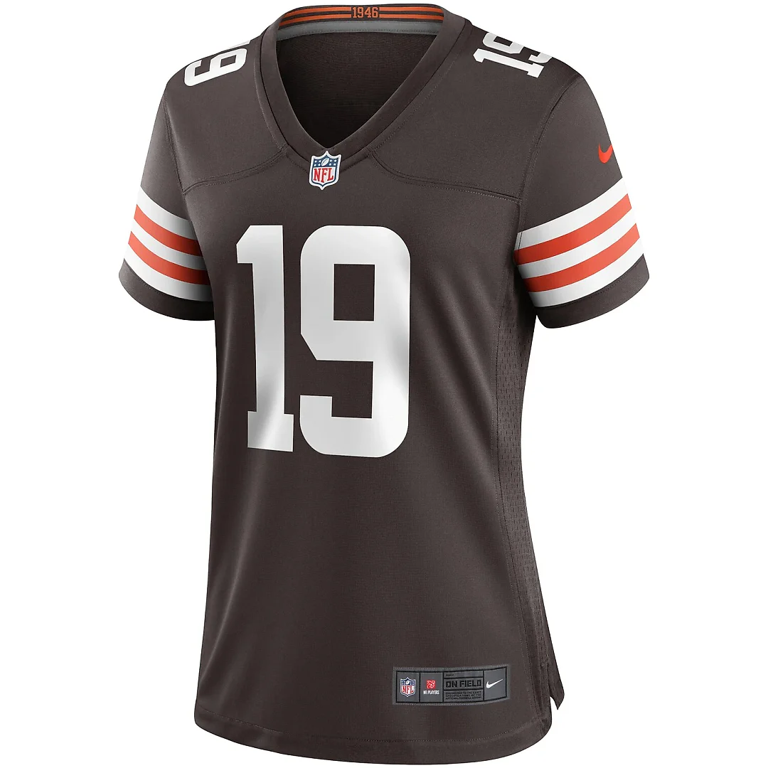 Zennovawear Bernie Kosar Cleveland Browns Women's Game Retired Player Jersey - Brown