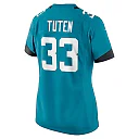 Zennovawear Bhayshul Tuten Jacksonville Jaguars Women's Team Game Jersey - Teal