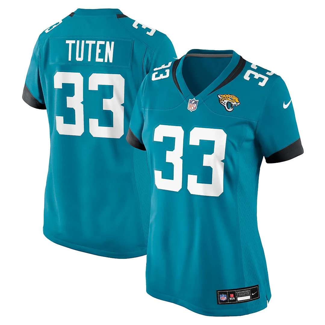 Zennovawear Bhayshul Tuten Jacksonville Jaguars Women's Team Game Jersey - Teal
