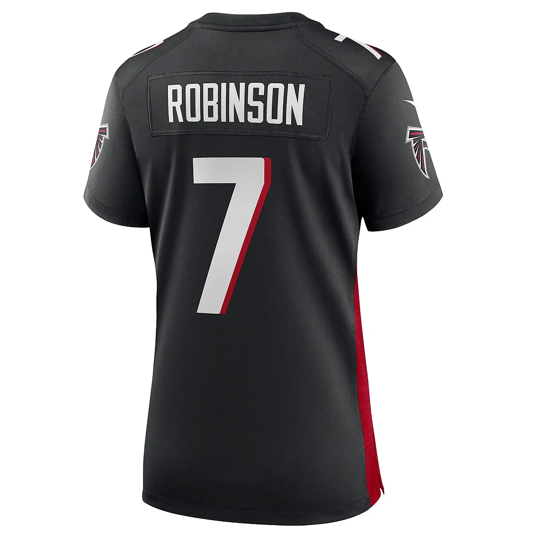 Zennovawear Bijan Robinson Atlanta Falcons Women's Player Jersey - Black