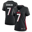 Zennovawear Bijan Robinson Atlanta Falcons Women's Player Jersey - Black