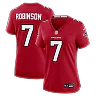 Zennovawear Bijan Robinson Atlanta Falcons Women's Game Jersey - Red
