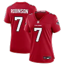 Zennovawear Bijan Robinson Atlanta Falcons Women's Game Jersey - Red