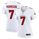 Zennovawear Bijan Robinson Atlanta Falcons Women's Game Jersey - White