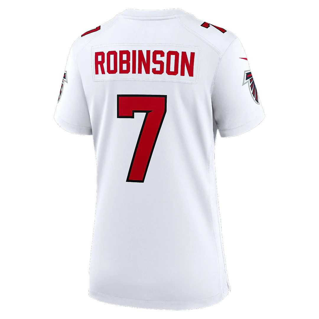 Zennovawear Bijan Robinson Atlanta Falcons Women's Game Jersey - White