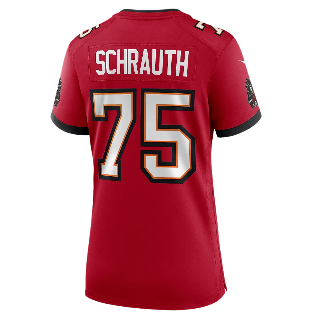 Zennovawear Billy Schrauth Tampa Bay Buccaneers Women's Team Game Jersey - Red