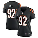 Zennovawear B.J. Hill Cincinnati Bengals Women's Game Jersey - Black