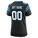 Zennovawear Carolina Panthers Women's Custom Game Jersey - Black