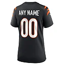 Zennovawear Cincinnati Bengals Women's Game Custom Jersey - Black