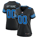 Zennovawear Detroit Lions Women's Alternate Custom Game Jersey - Black