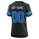 Zennovawear Detroit Lions Women's Alternate Custom Game Jersey - Black