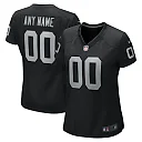 Zennovawear Las Vegas Raiders Women's Custom Game Jersey - Black