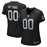 Zennovawear Las Vegas Raiders Women's Custom Game Jersey - Black