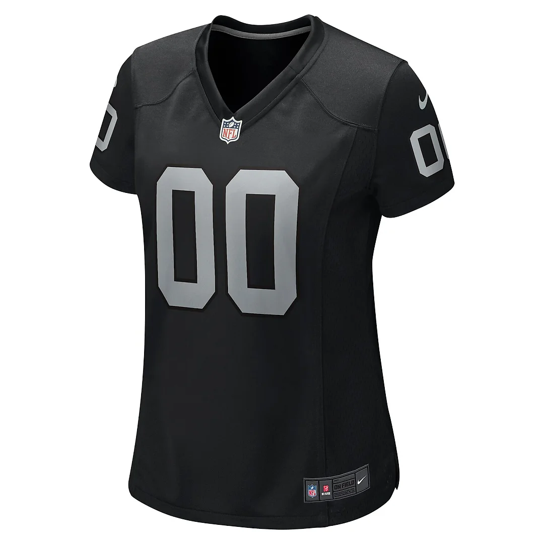 Zennovawear Las Vegas Raiders Women's Custom Game Jersey - Black