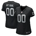 Zennovawear Las Vegas Raiders Women's Custom Game Jersey - Black