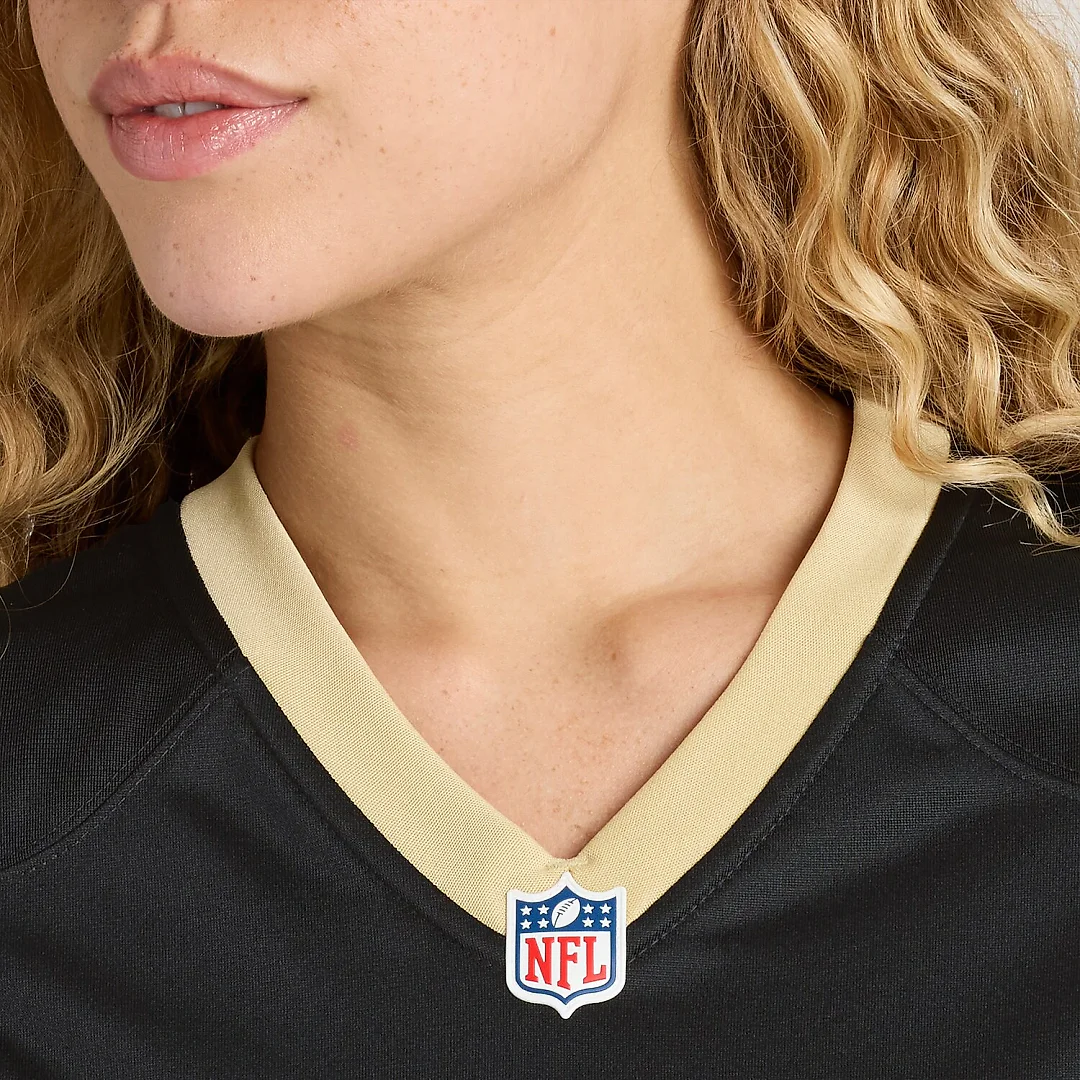 Zennovawear New Orleans Saints Women's Custom Game Jersey - Black