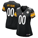 Zennovawear Pittsburgh Steelers Women's Custom Game Jersey - Black