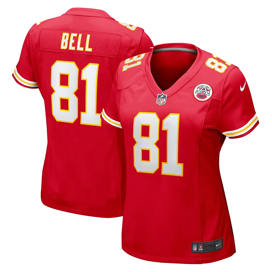 Zennovawear Blake Bell Kansas City Chiefs Women's Game Player Jersey - Red