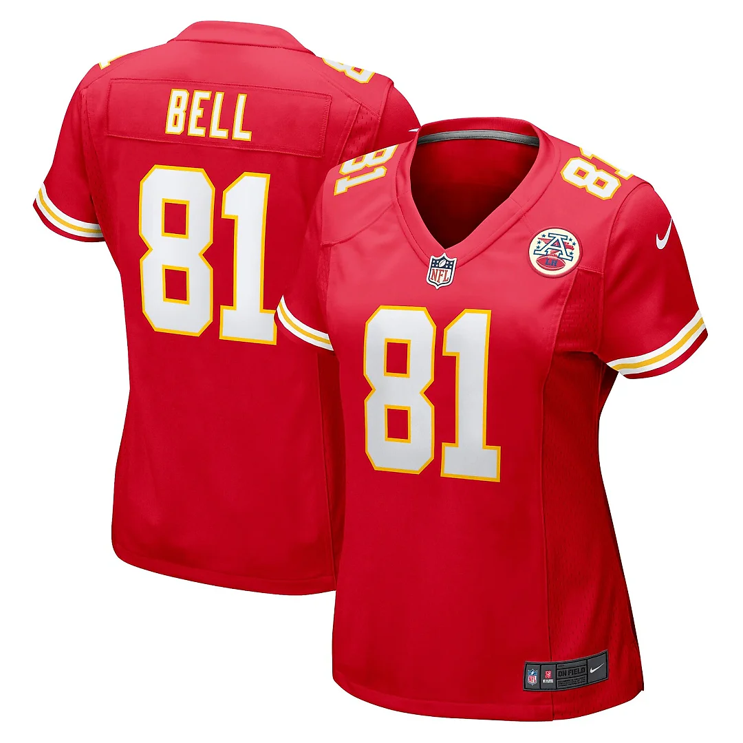 Zennovawear Blake Bell Kansas City Chiefs Women's Game Player Jersey - Red