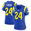 Zennovawear Blake Corum Los Angeles Rams Women's Team Game Jersey - Royal