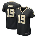Zennovawear Blake Grupe New Orleans Saints Women's Team Game Jersey - Black
