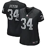 Zennovawear Bo Jackson Las Vegas Raiders Women's Game Retired Player Jersey - Black