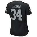 Zennovawear Bo Jackson Las Vegas Raiders Women's Game Retired Player Jersey - Black