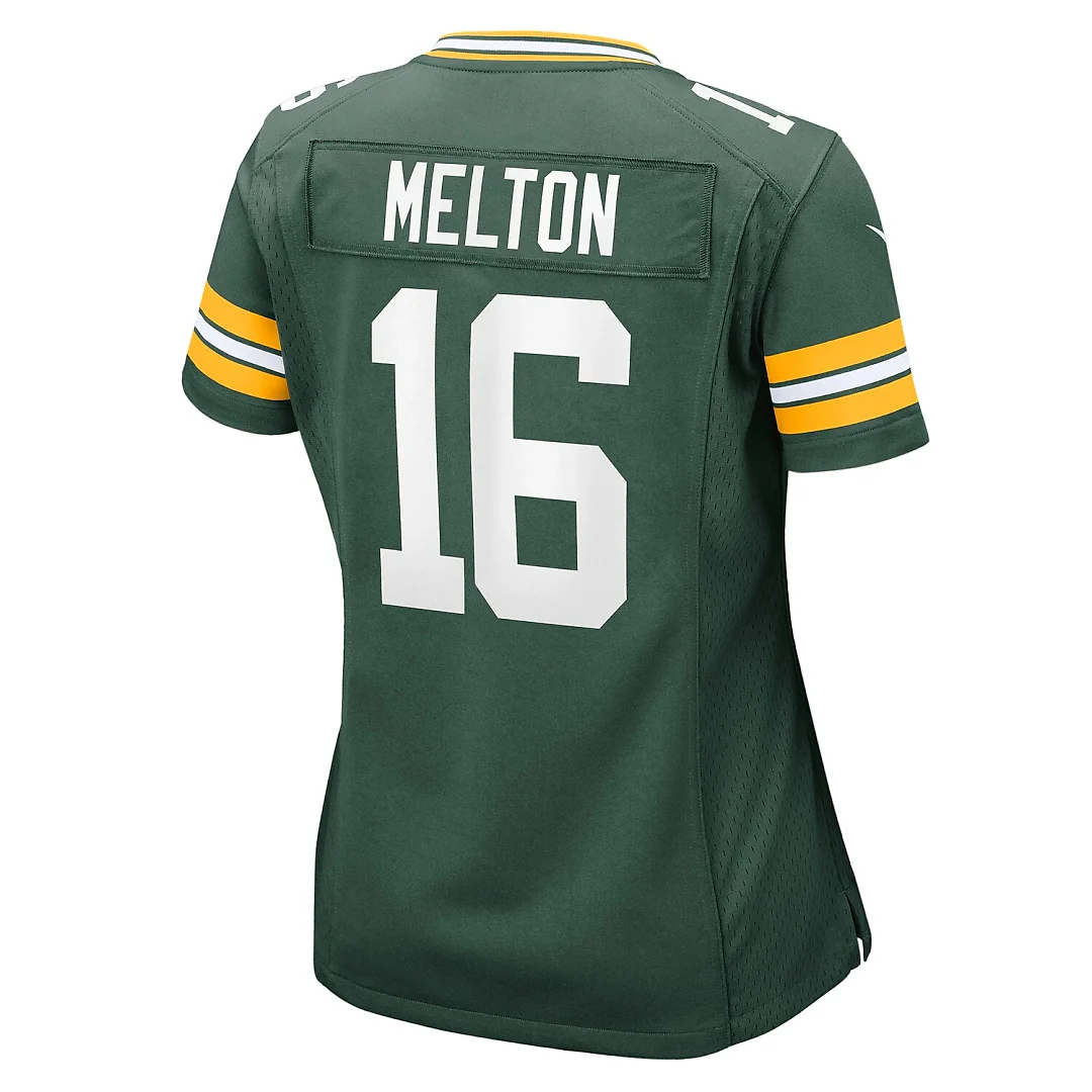 Zennovawear Bo Melton Green Bay Packers Women's Team Game Jersey - Green
