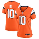 Zennovawear Bo Nix Denver Broncos Women's Game Jersey - Orange