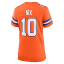 Zennovawear Bo Nix Denver Broncos Women's Mile High Collection 1977 Throwback Player Game Jersey - Orange