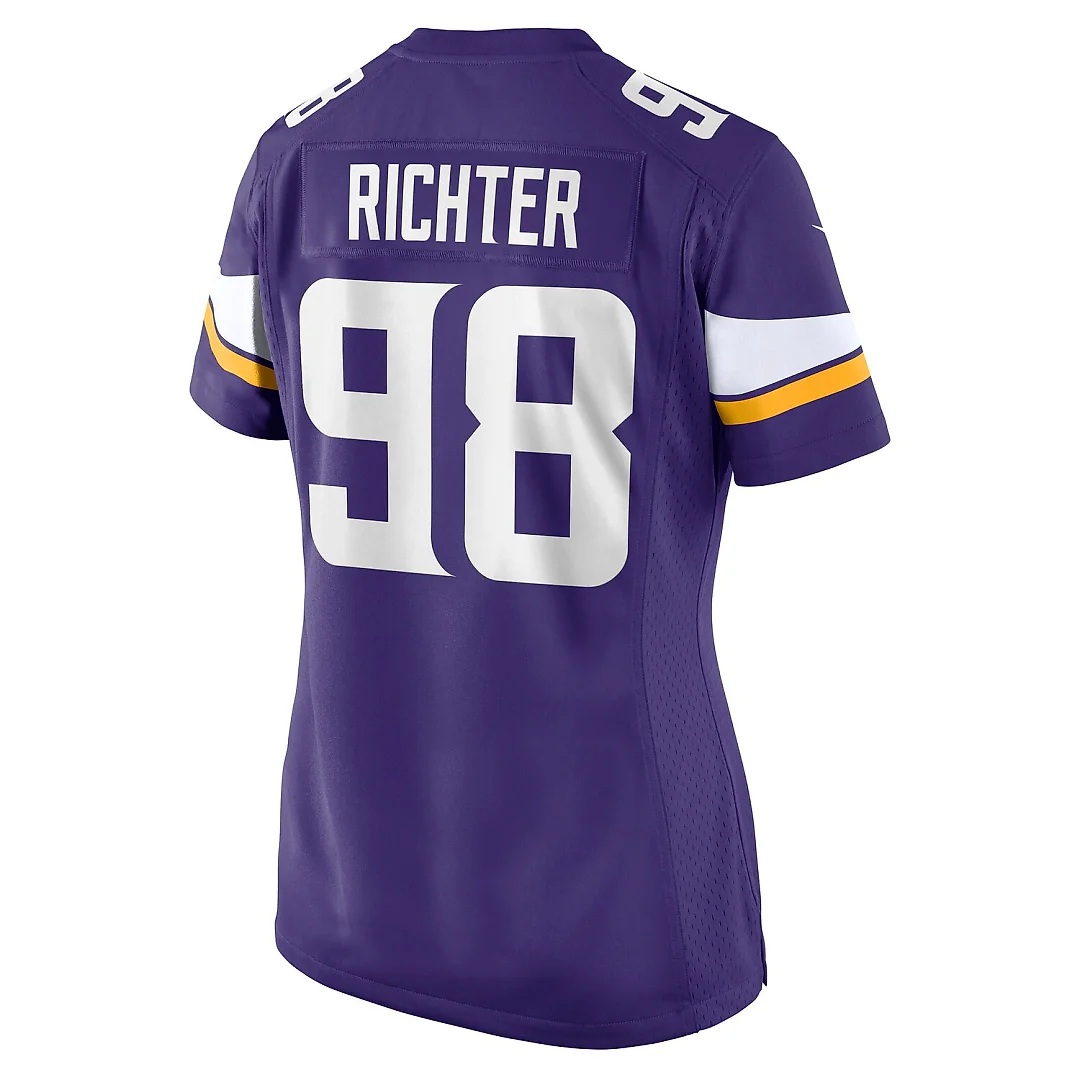 Zennovawear Bo Richter Minnesota Vikings Women's Team Game Jersey - Purple