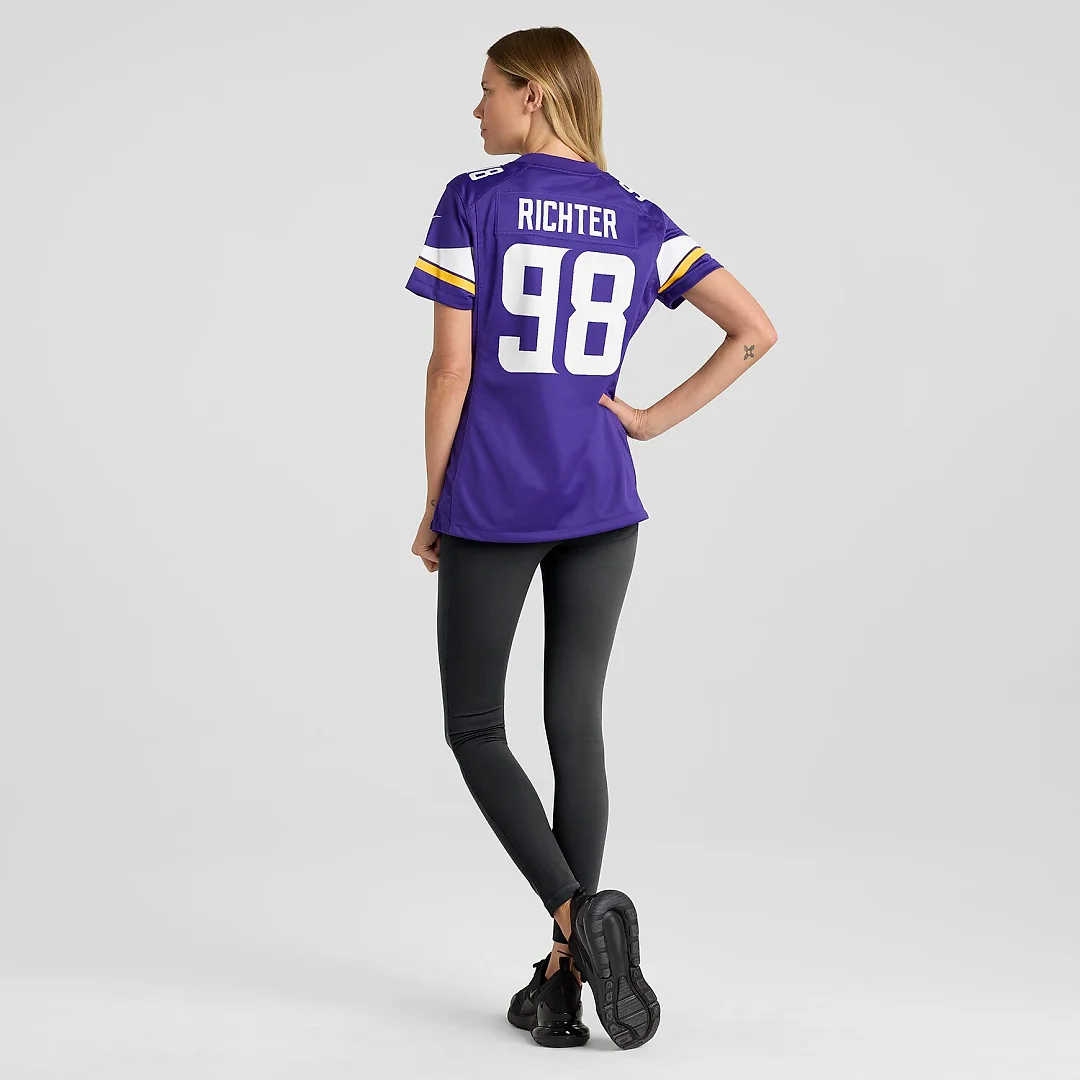 Zennovawear Bo Richter Minnesota Vikings Women's Team Game Jersey - Purple